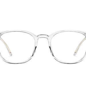 Transparent Full Rim Wayfarer Eyeglasses